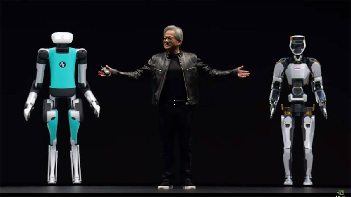 NVIDIA presentó robots compatibles con inteligencia artificial