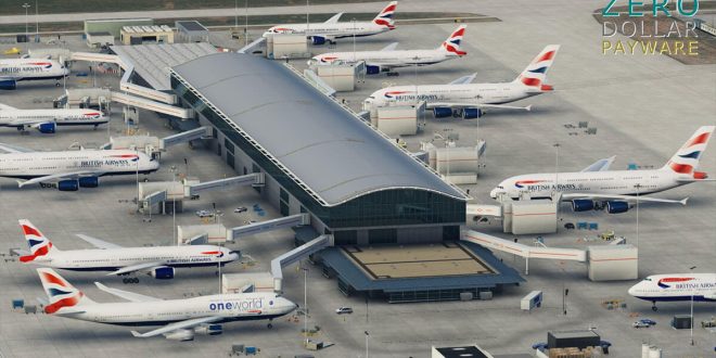 Obtén el Aeropuerto de Heathrow gratis en X-Plane 12