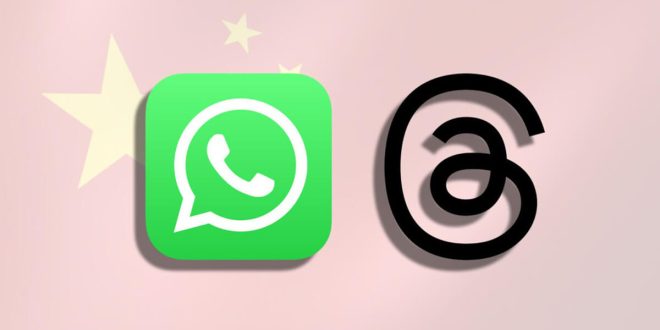 Apple elimina las aplicaciones WhatsApp y Threads de la App Store de China alegando riesgo para la seguridad nacional