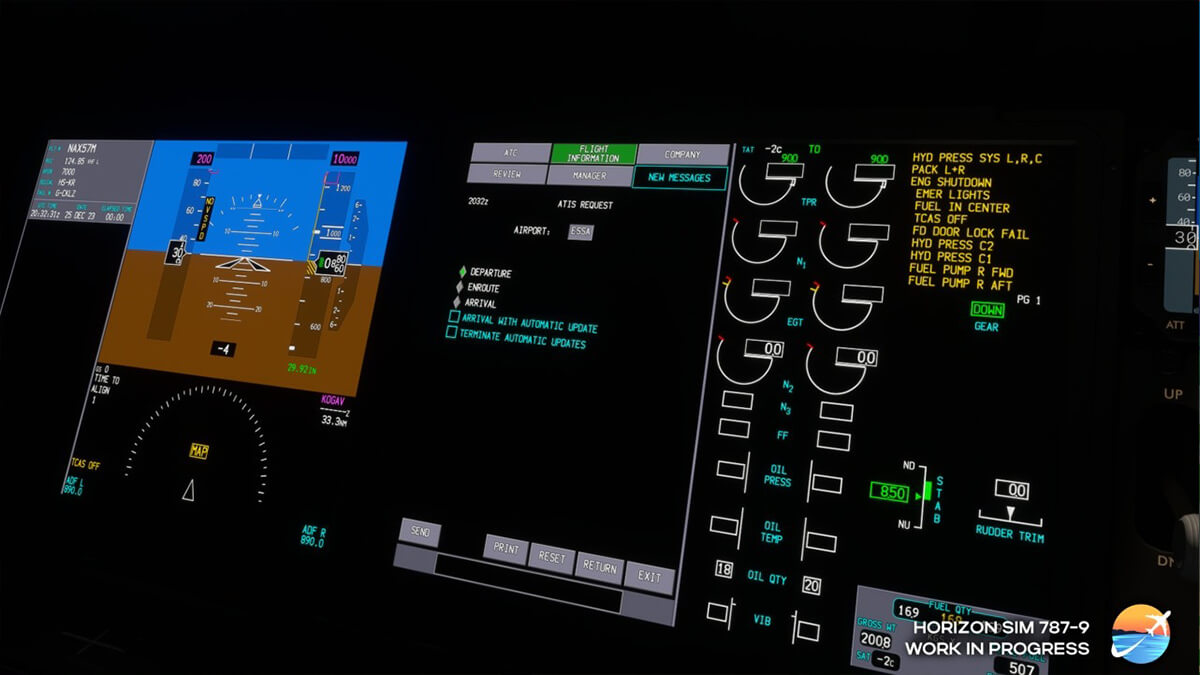 Horizon Simulations lanza B787-9 v1.1!